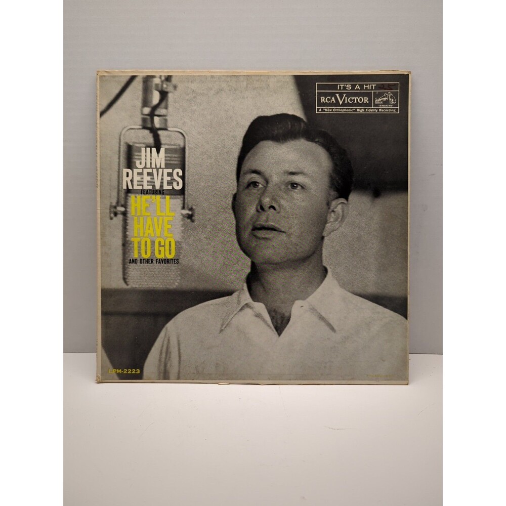 VINTAGE JIM REEVES HE'LL HAVE TO GO LP 12" VINYL RECORD RCA VICTOR ALBUM